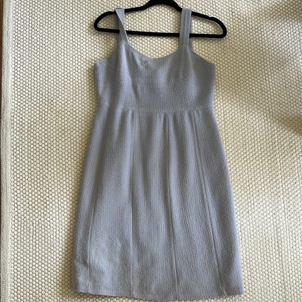 Chanel Scoop Neck Sleeveless Boucle dress